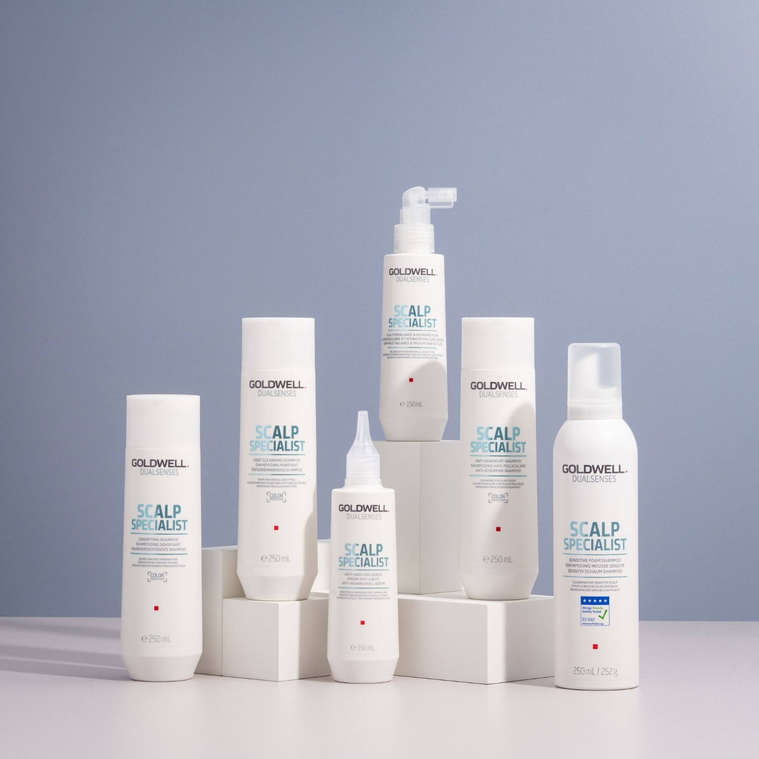 „Goldwell Dualsenses“ plaukų serumas galvos odai – specialus serumas nuo plaukų slinkimo – 150 ml