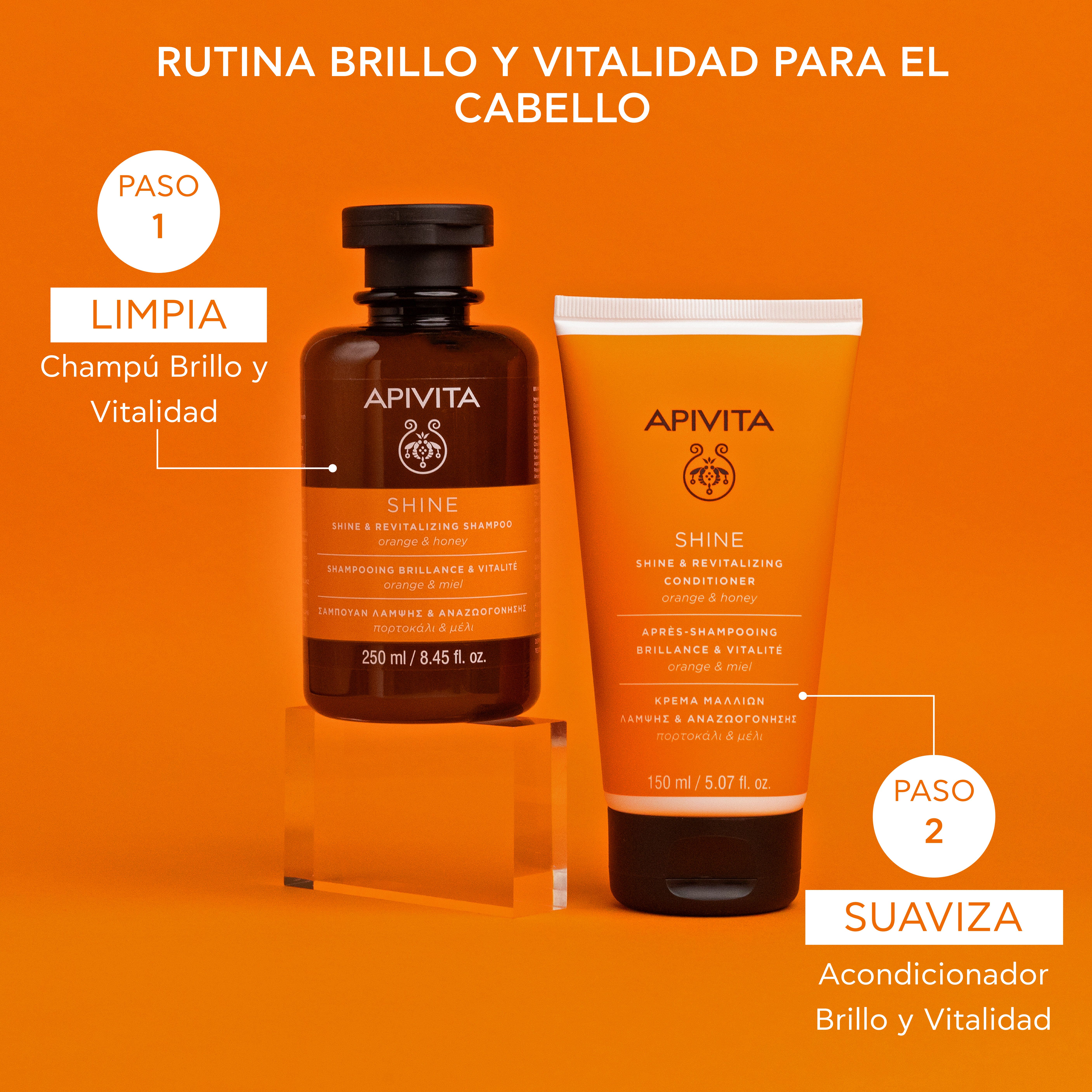 Šampon za sjaj i vitalnost Naranča i med Apotekarski šamponi