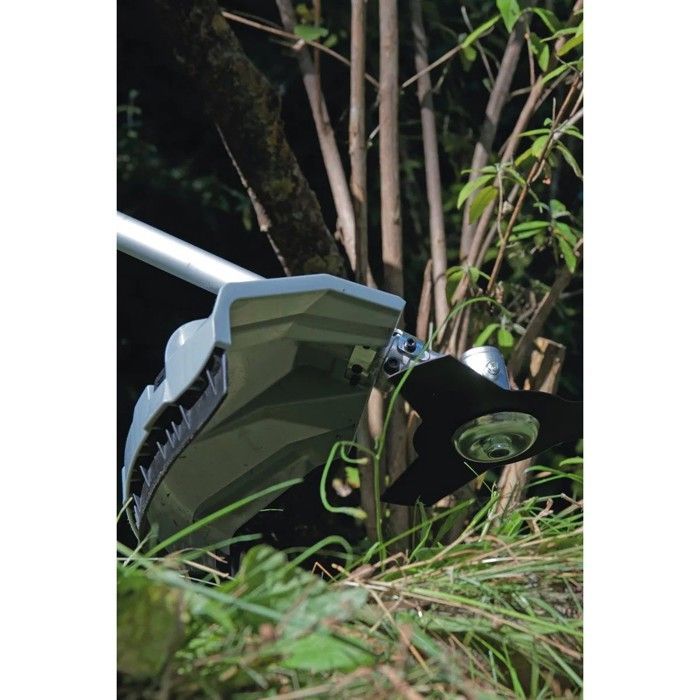 Outils de Jardin Multifonction Thermique 4 en 1 Taille haie + Élagueuse + Débroussailleuse (lame et bobine) IKRA