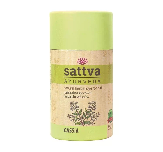 Sattva Ayurveda henna naturalna ziołowa farba do włosów Cassia 150g