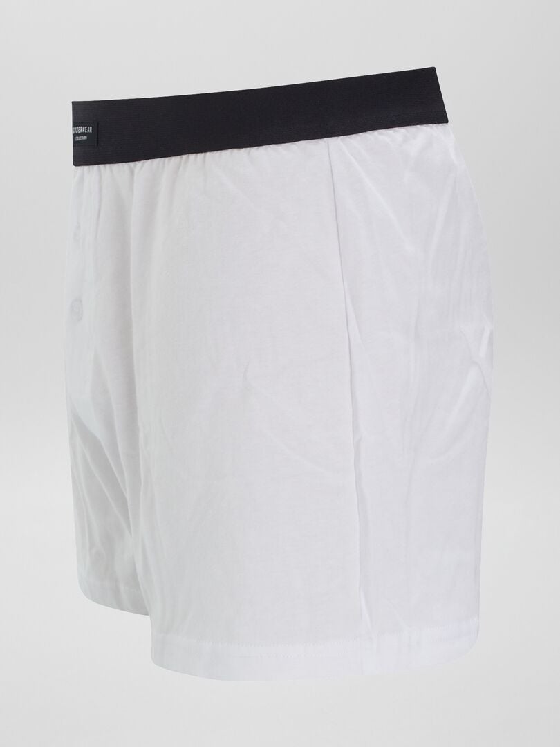 Conjunto de 3 cuecas boxer de cor sólida - CINZA