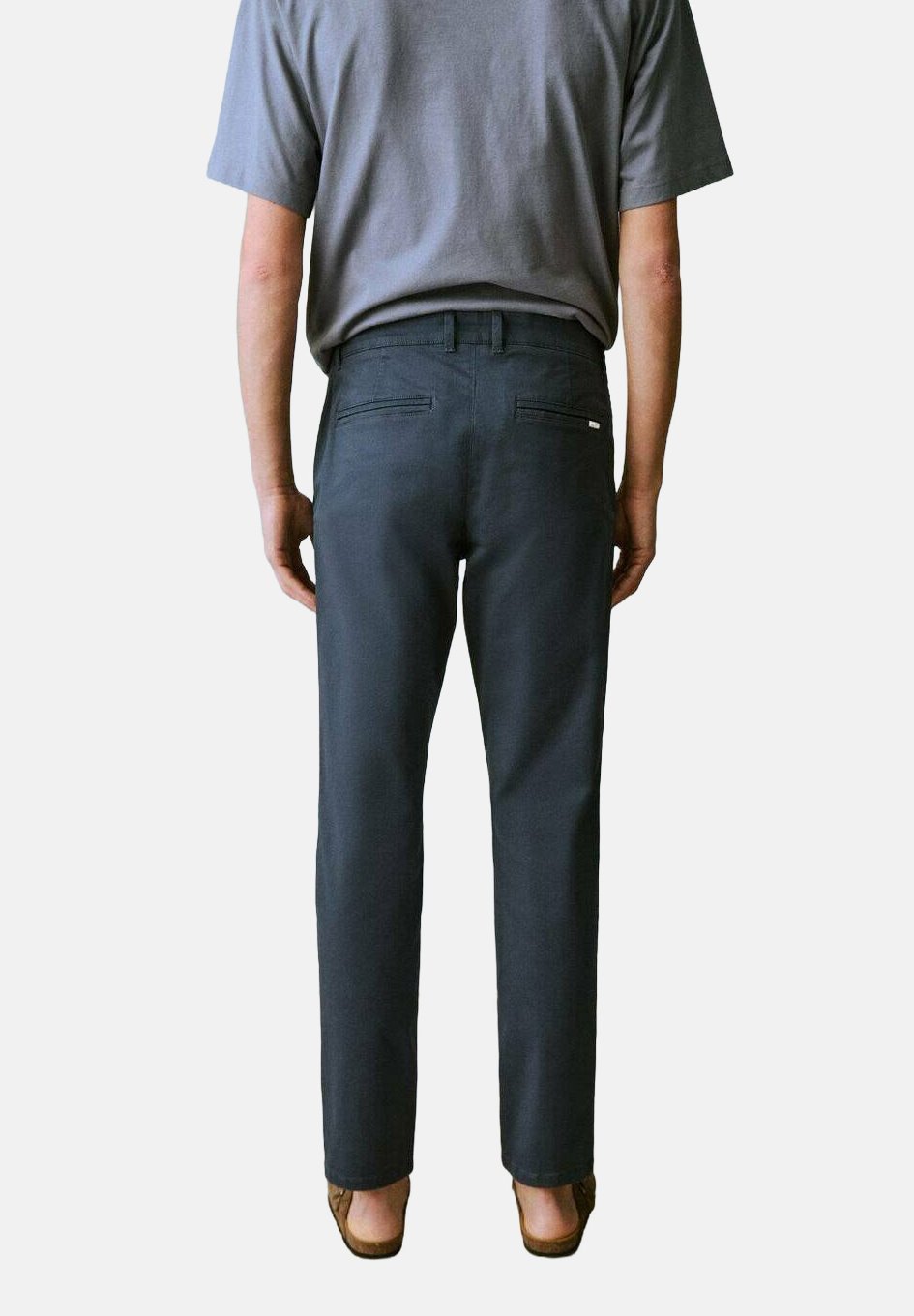 Calça chino infantil Mango - azul royal