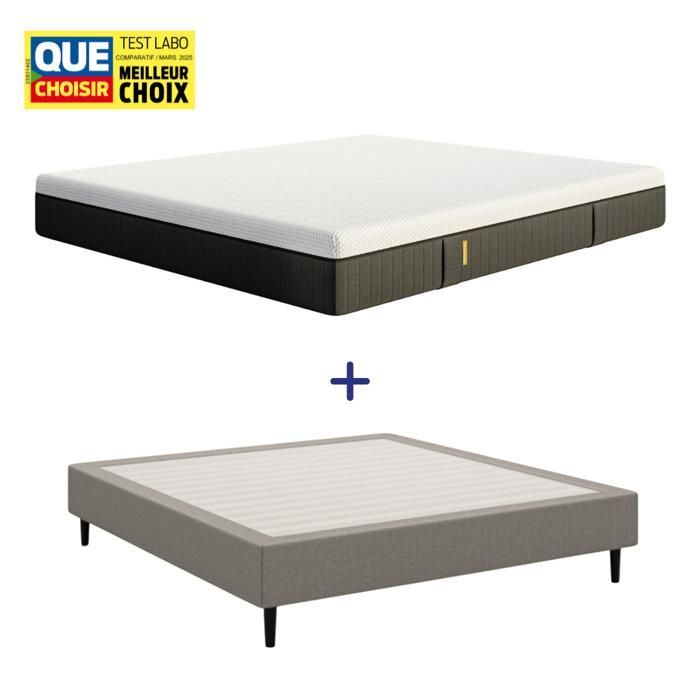 EMMA I Pack Matelas Emma Original Lite 180x200 cm + Lit Emma One Cocoon Lite