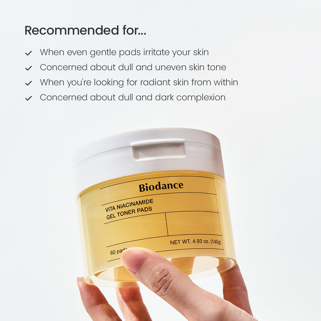 Vita Niacinamide Gel Toner Pads
