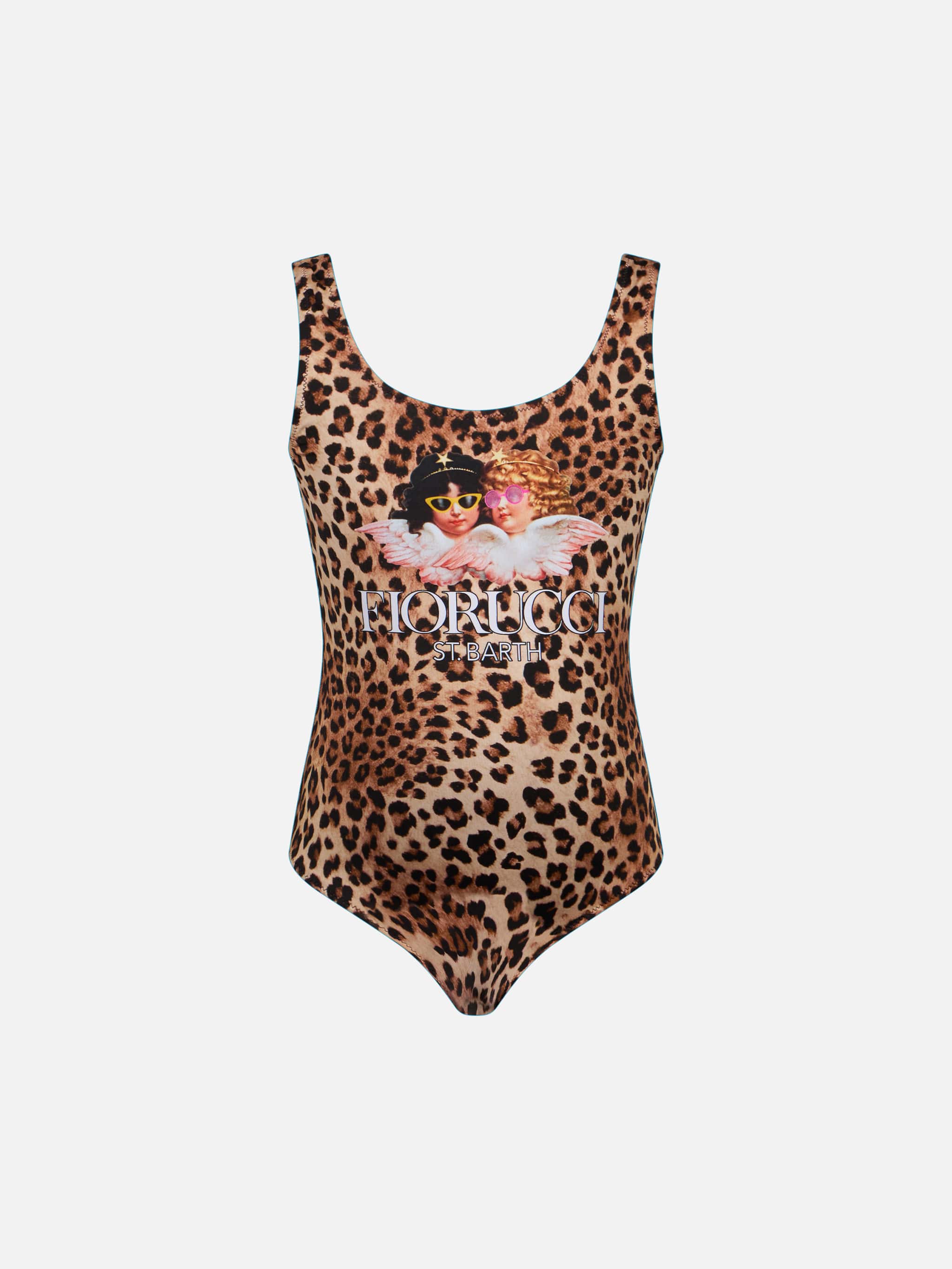 Traje de baño de una pieza para niña con estampado Fiorucci | EDICIÓN ESPECIAL FIORUCCI
