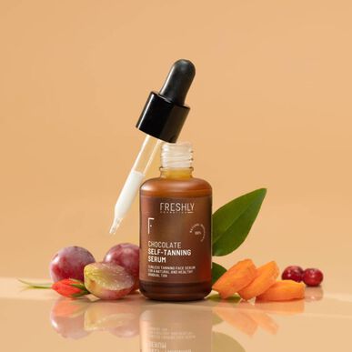 Freshly Cosmetics Sjokolade Selvbruningskrem for ansiktet 30 ml