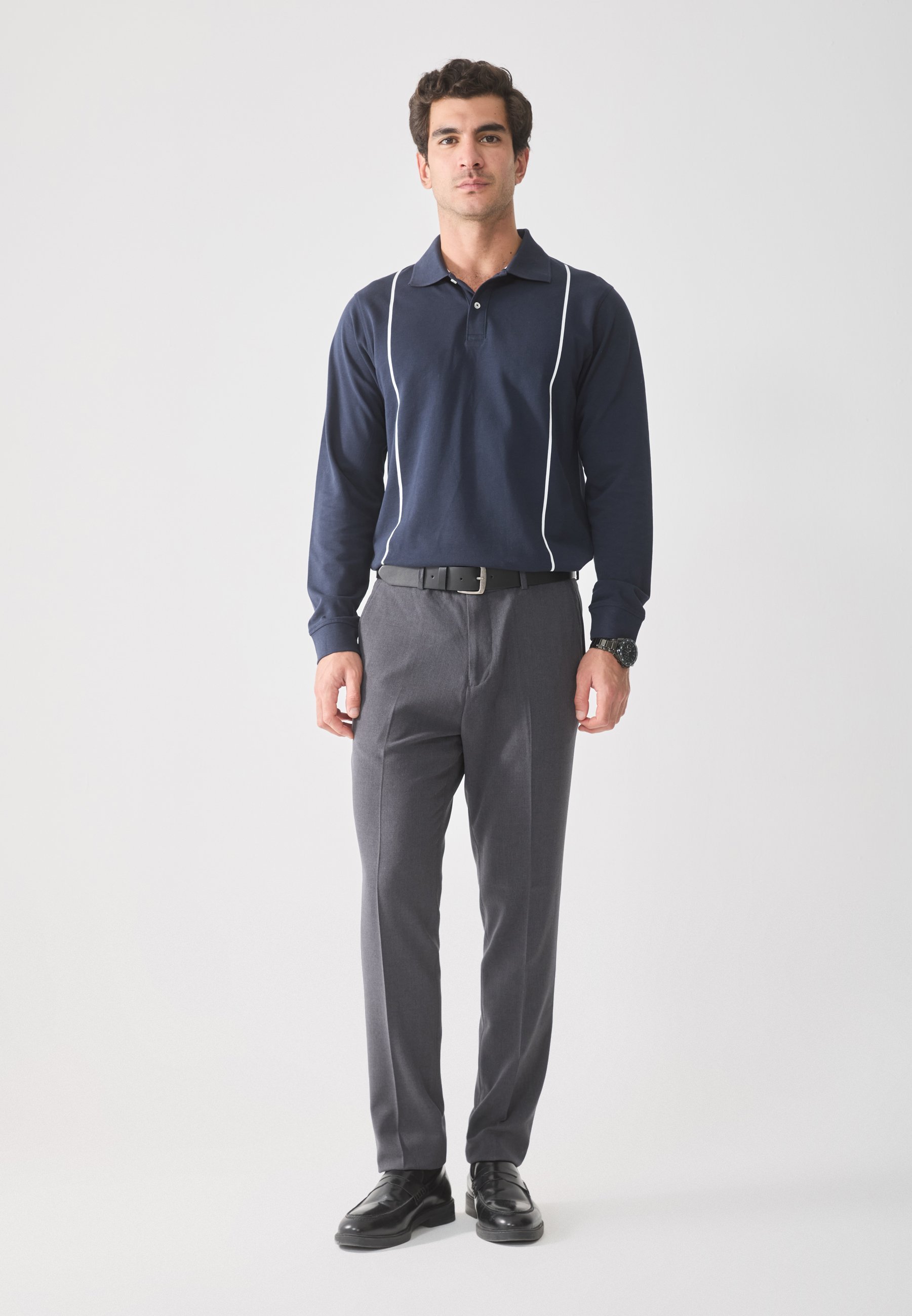 Polo Pier One - bleu marine