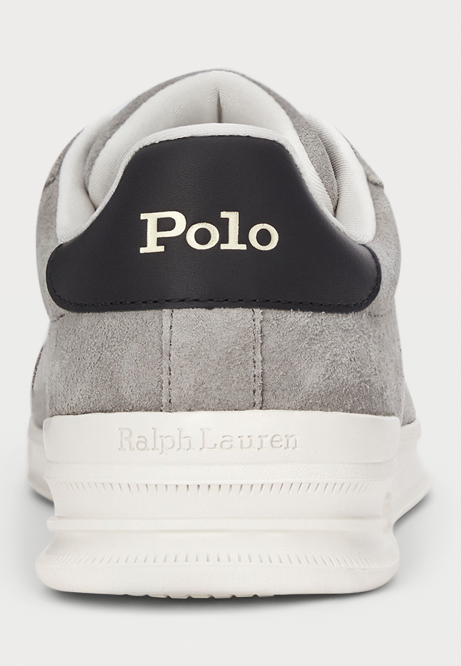 Baskets unisexes Polo Ralph Lauren HERITAGE COURT II en daim - gris terre/noir