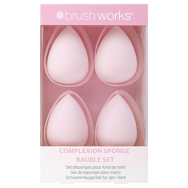 Brushworks Complexion Svampesett – 4-pakning