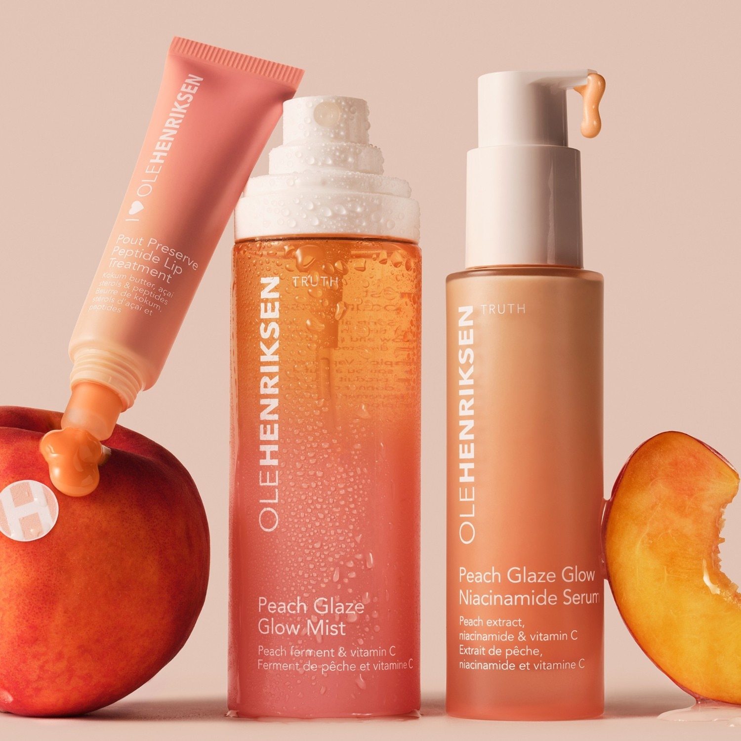 Ole Henriksen eterinio aliejaus „Peach Shine Glow Spray“ purškiklis – 80 ml