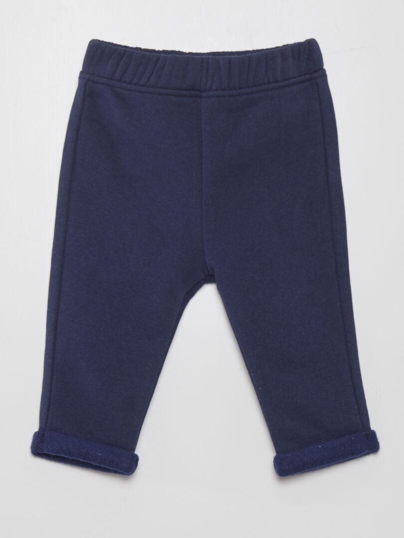 Jogging set - sweatshirt + broek - 2-delig - Wit / Zwart