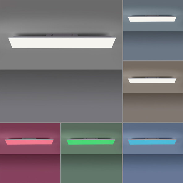 Yukon LED-plafondlamp, 26 W, 3050 lm, 100 x 25 cm