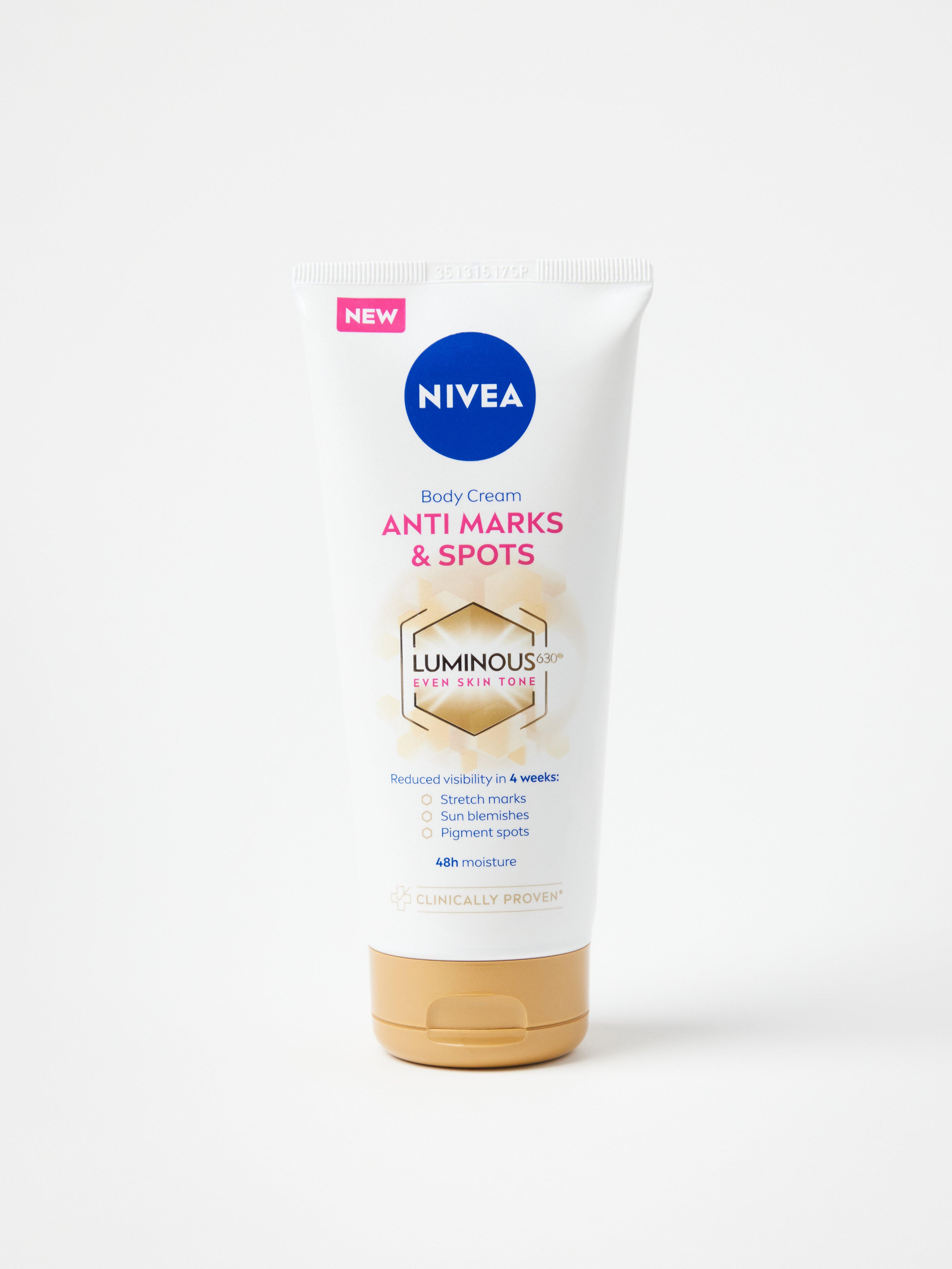 Nivea Luminous630 tělový krém proti skvrnám a pupínkům bezbarvý