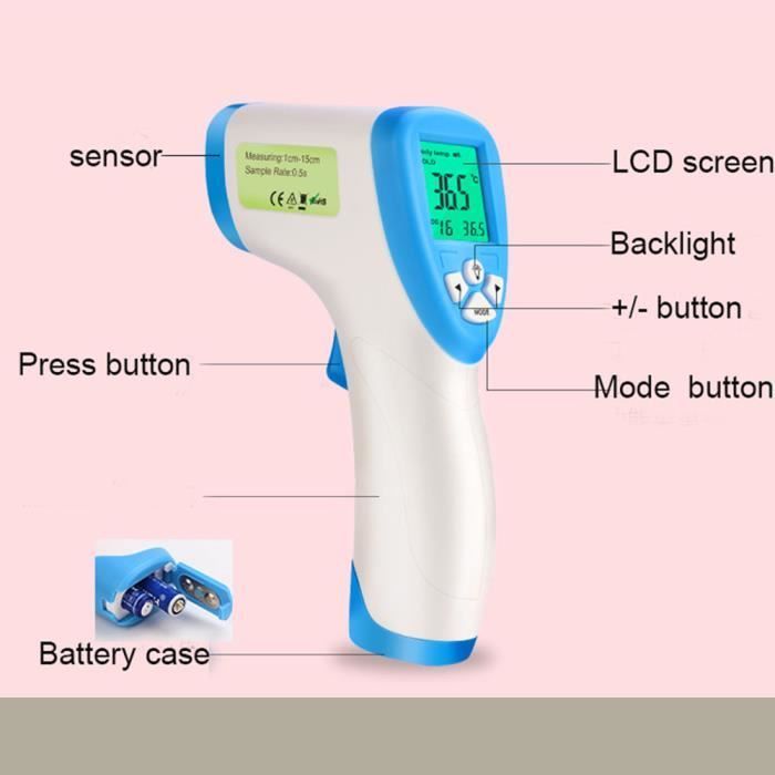 Digitales Infrarot-Stirnthermometer für die Körpertemperaturmessung
