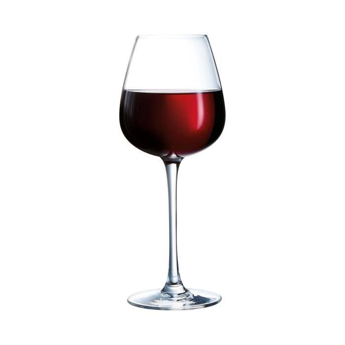 Bicchiere con stelo da 35 cl, Expert du Vin Cristal d'Arques - 4 bicchieri