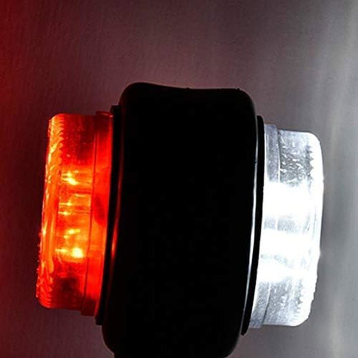Juego de 2 luces de posición laterales LED de 12 V y 15 cm para remolque de camión