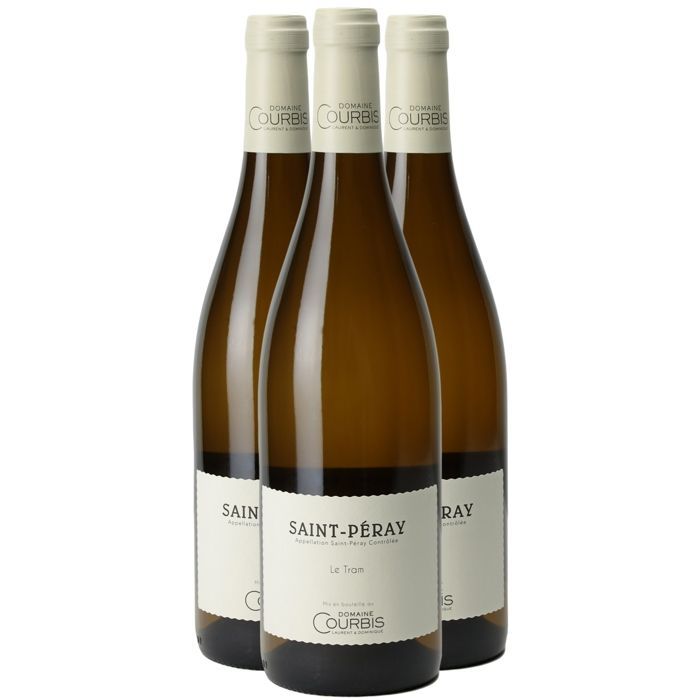 Domaine Courbis Saint-Péray Le Tram 2024 - Vino bianco della Valle del Rodano (3x75cl)