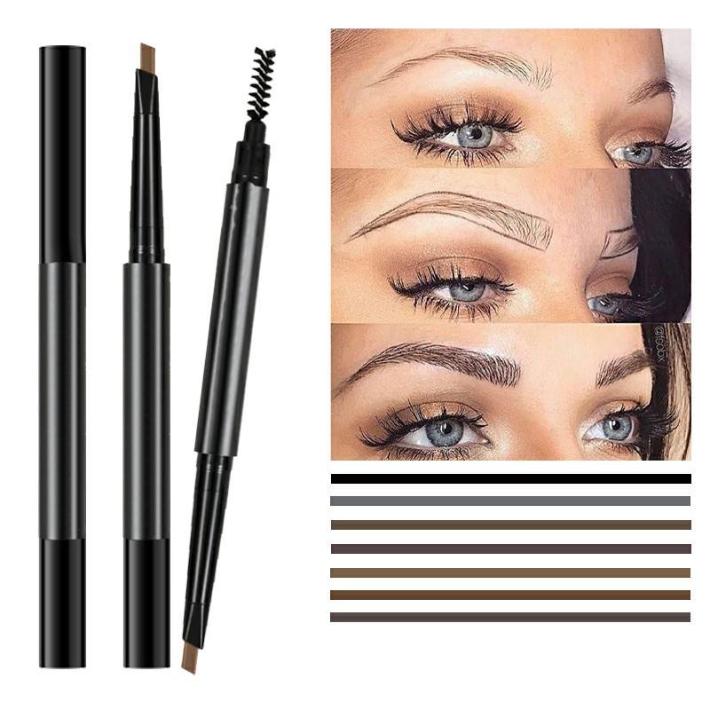 Crayon à sourcils maquillage, marqueur à sourcils waterproof, tatouage sourcils pour femmes, 7 couleurs, rehausseur de couleur, stylo teinté, longue tenue, naturel