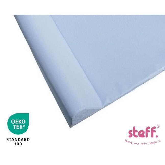 Stefano fashion - Changing mat with raised edges 70x50 cm - Blue - with OEKO-TEX Standard 100 quality label