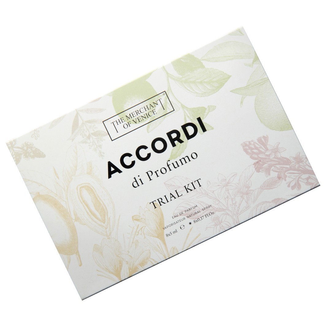 DER HÄNDLER VON VENEDIG Kvapų rinkinys Accordi di Profumo Trial rinkinys, 8 x 5 ml - 1 vnt.