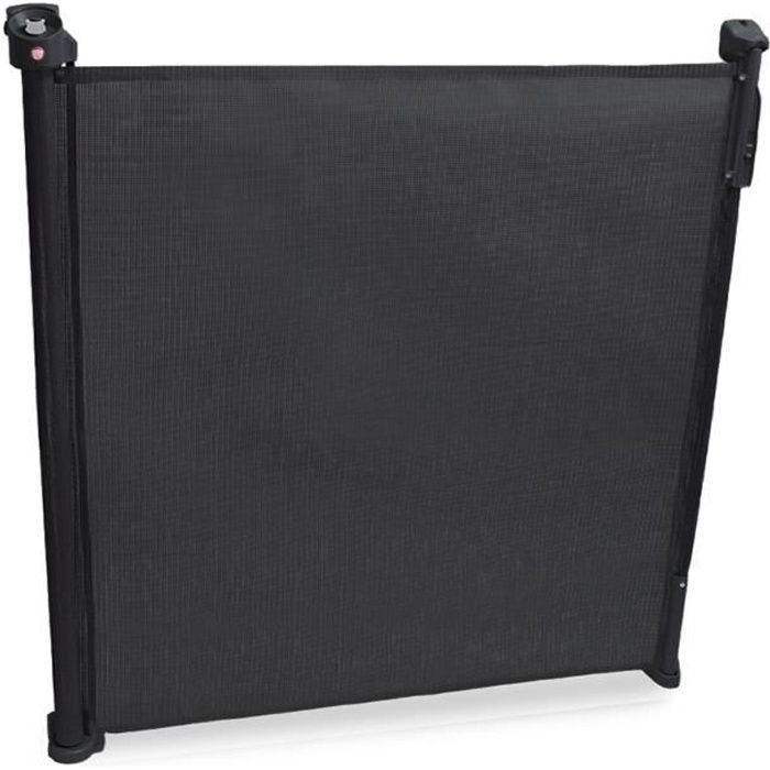 Barrera de seguridad infantil extensible TULIA - 3 colores (Negro)