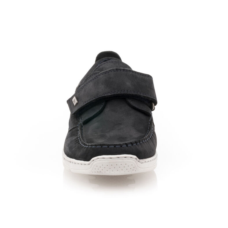 Blauwe loafers/bootschoenen voor heren