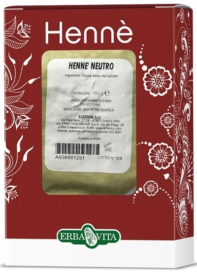 ERBA VITA Erba Vita Henna Color Cap Neutraalne juuksevärv 100 g