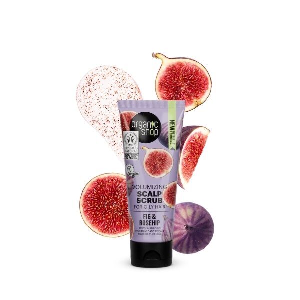 Organic Shop Volumizing Scalp Scrub für fettiges Haar 75ml