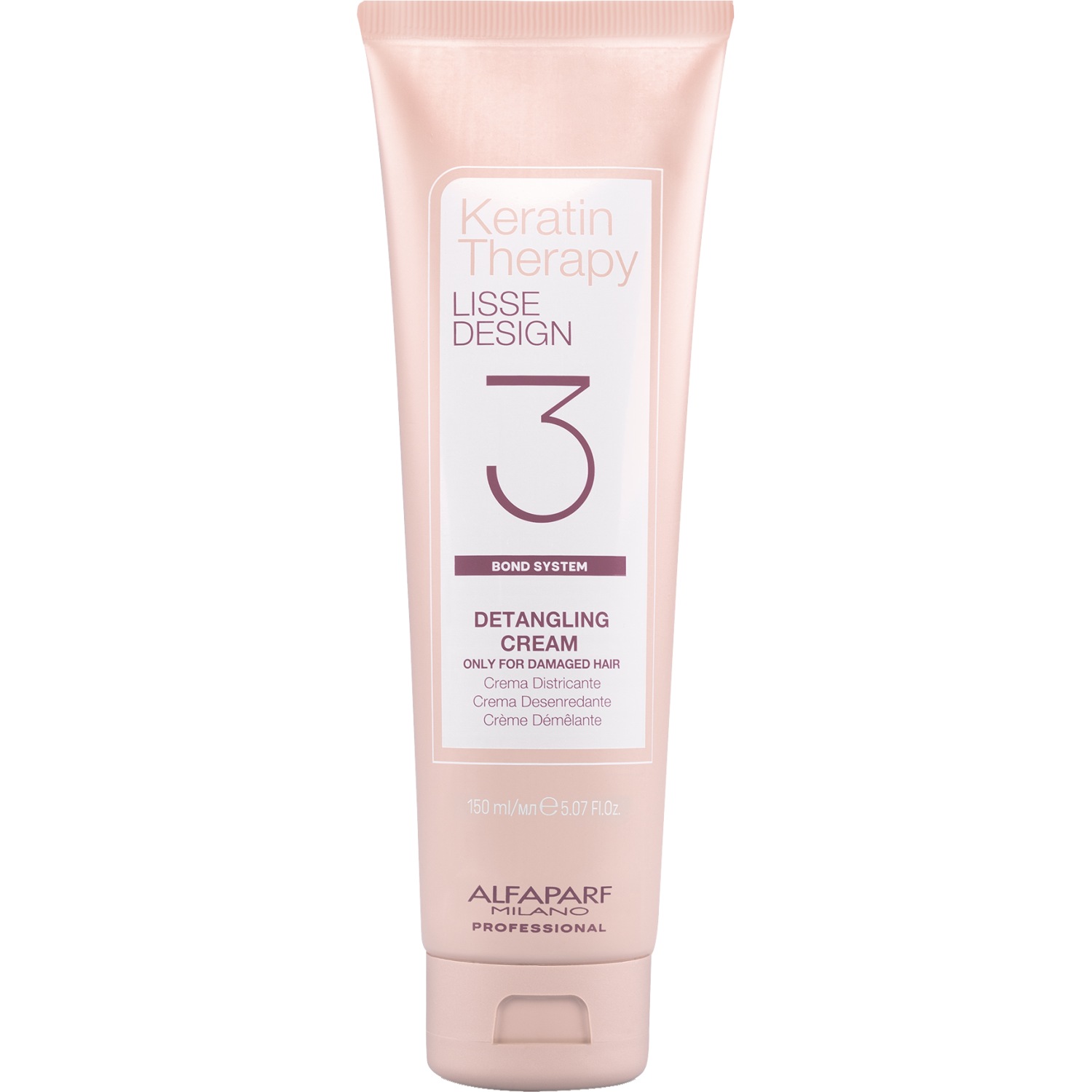 ALFAPARF MILANO Haarcreme Keratin Therapy Lisse Design Crema Entwirrung - 150 ml