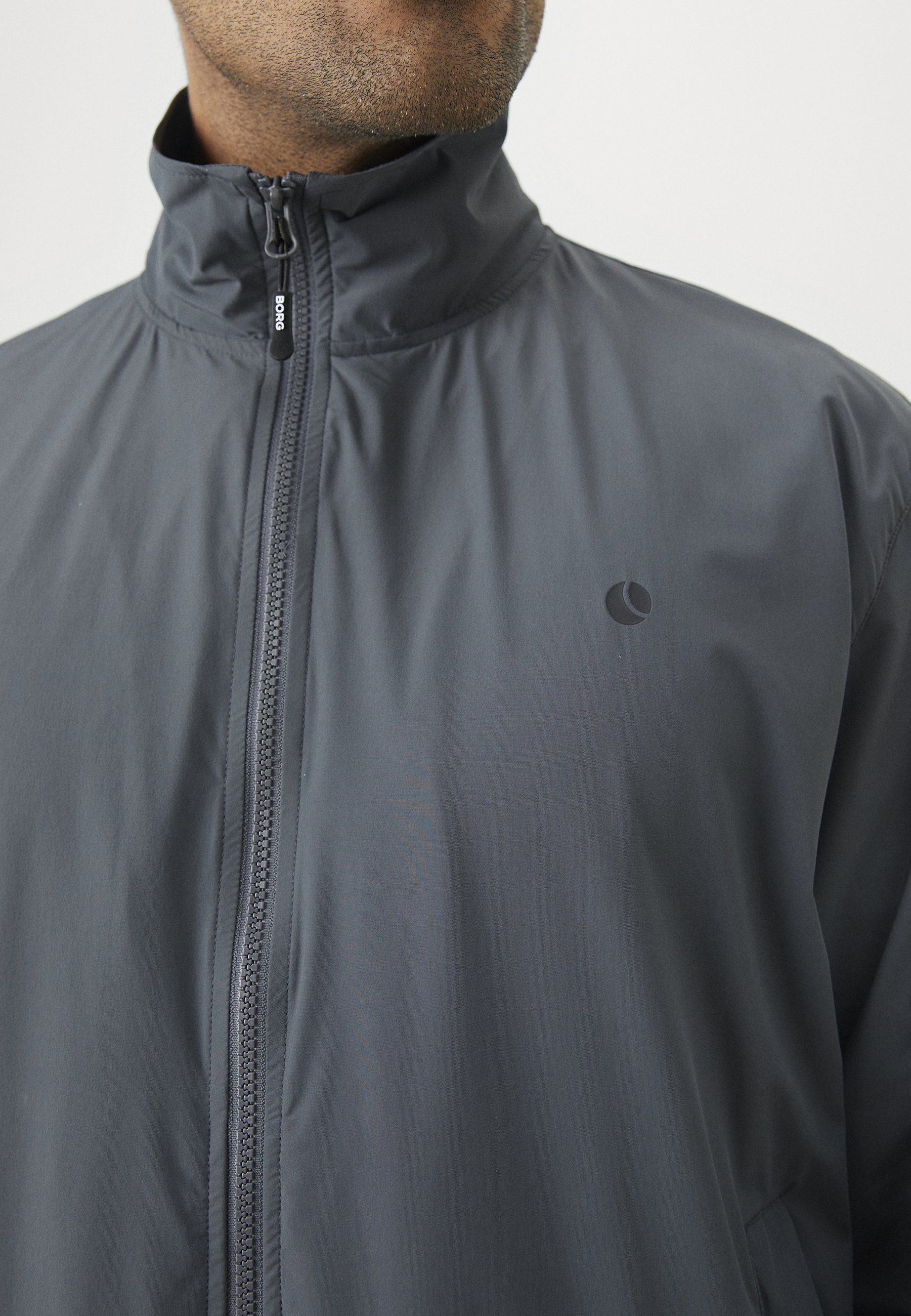 Björn Borg ACE TRACK JACKET - Trainingsjack - asfalt