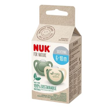 Nuk Chuchas For Nature Green 6-18M 2 enheter 2 enheter