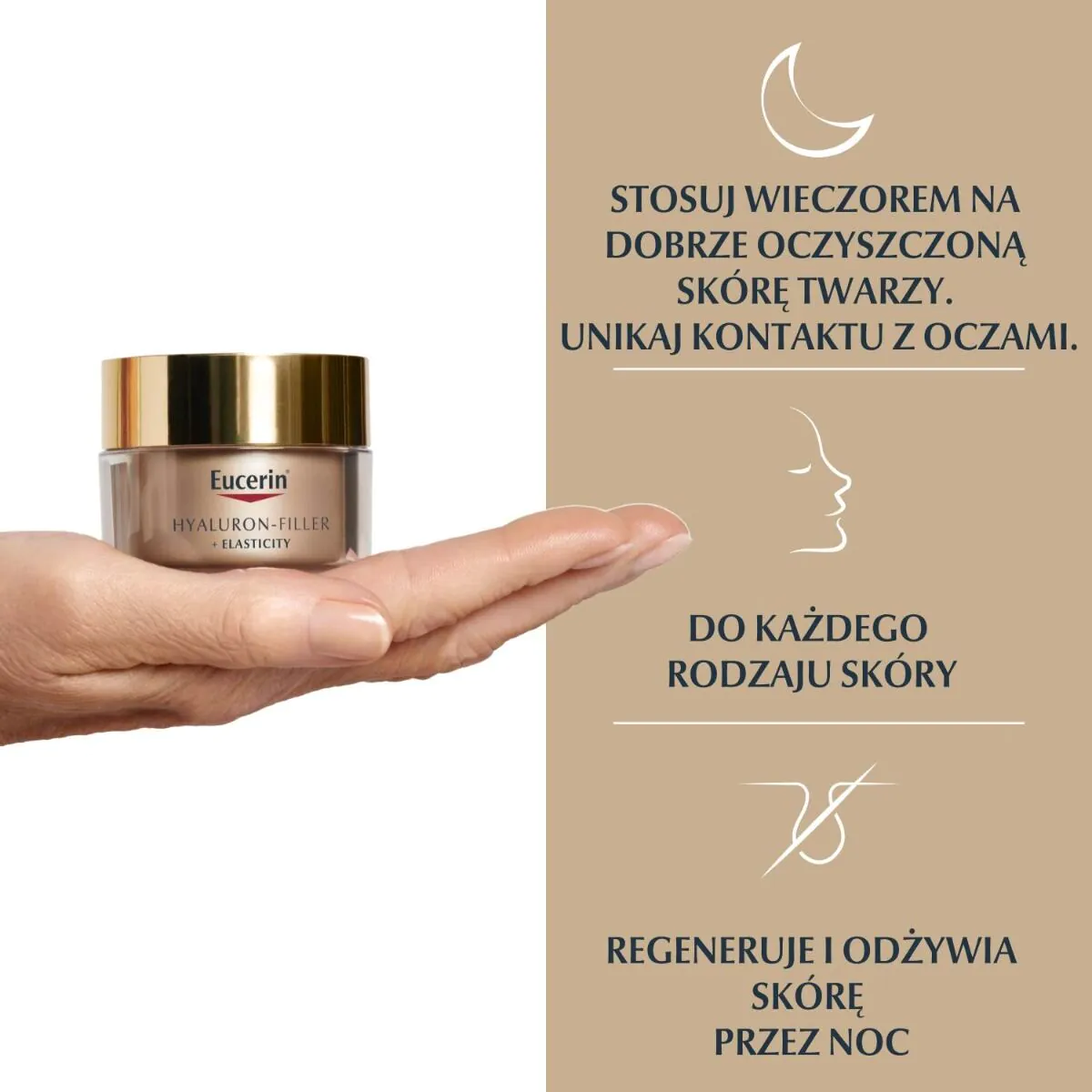 Eucerin Hyaluron Filler + Elasticity krem na noc