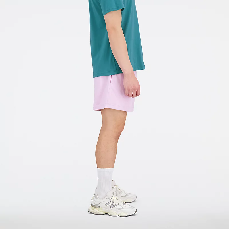 Uniseksowe, nieodzowne szorty frotte z materiału French Terry – LILAC CLOUD