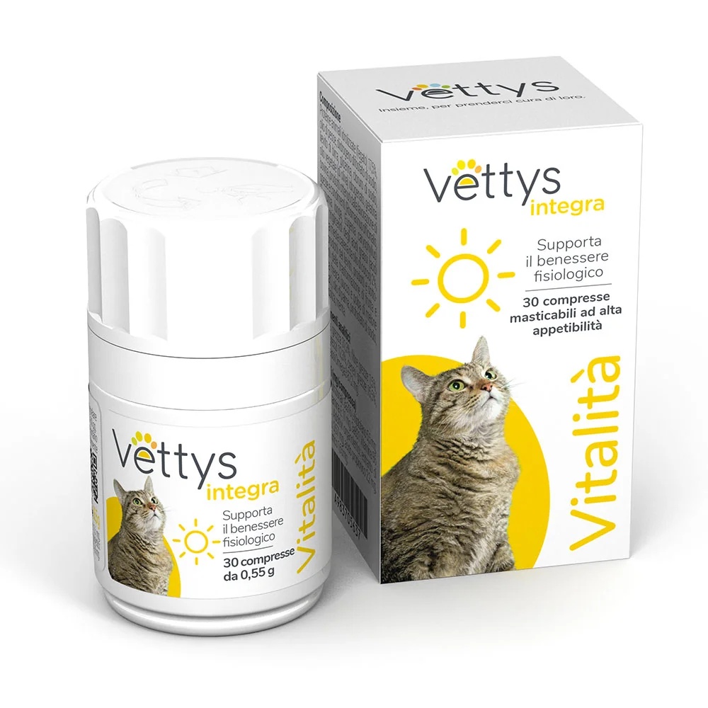 VETTYS Vettys Integra Vitality para gatos 30 comprimidos Energia e vitalidade