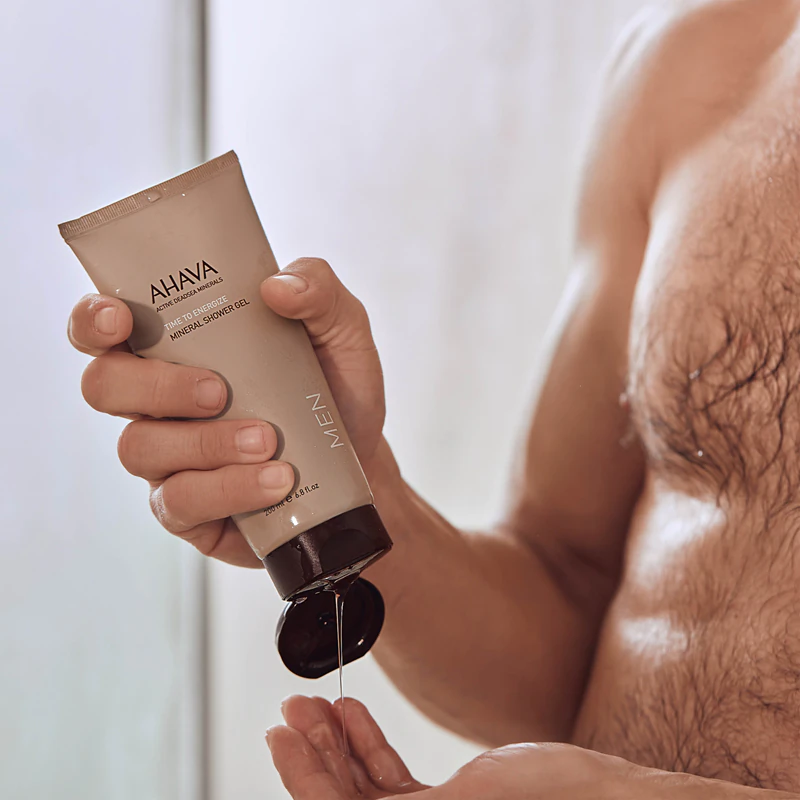 AHAVA Time To Energize Men Mineral Shower Gel