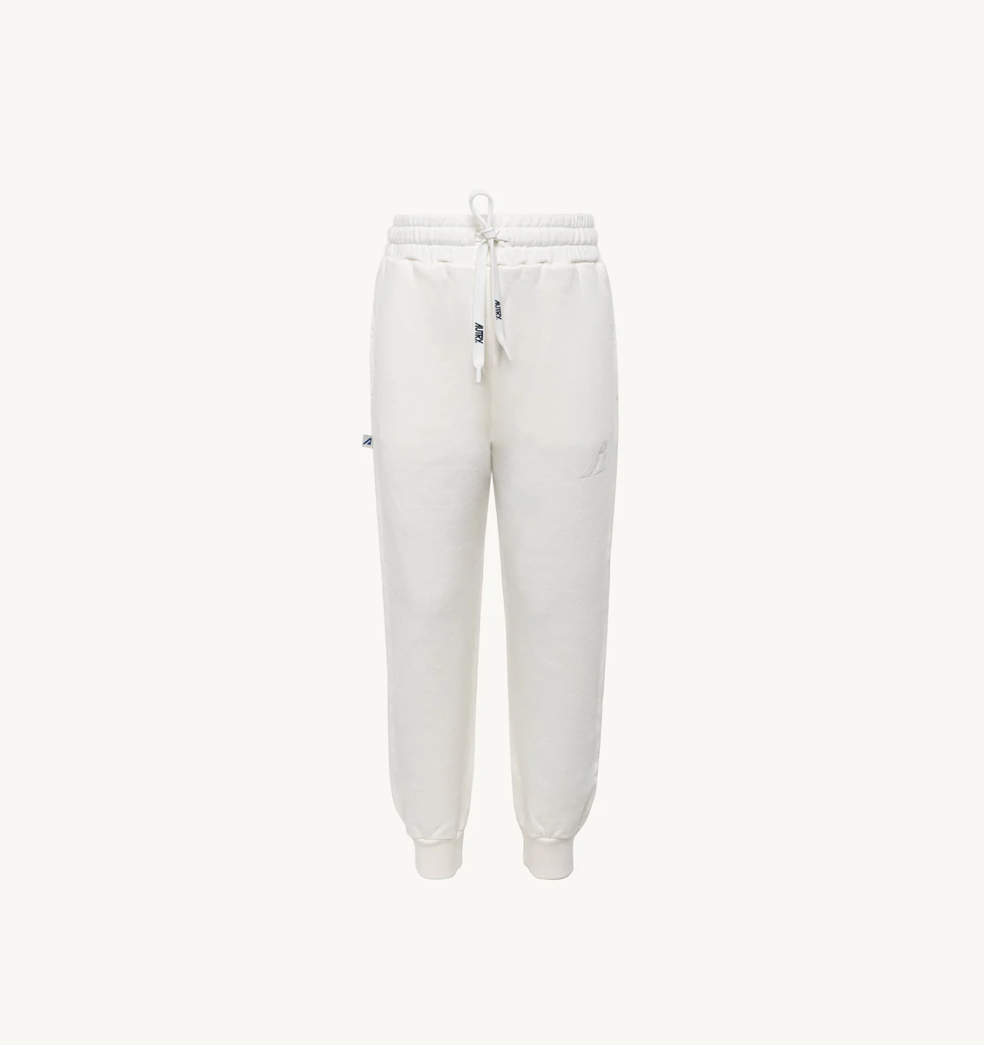 PANTALONI ALBI DIN JERSEY DE BUMBAC PENTRU COPII