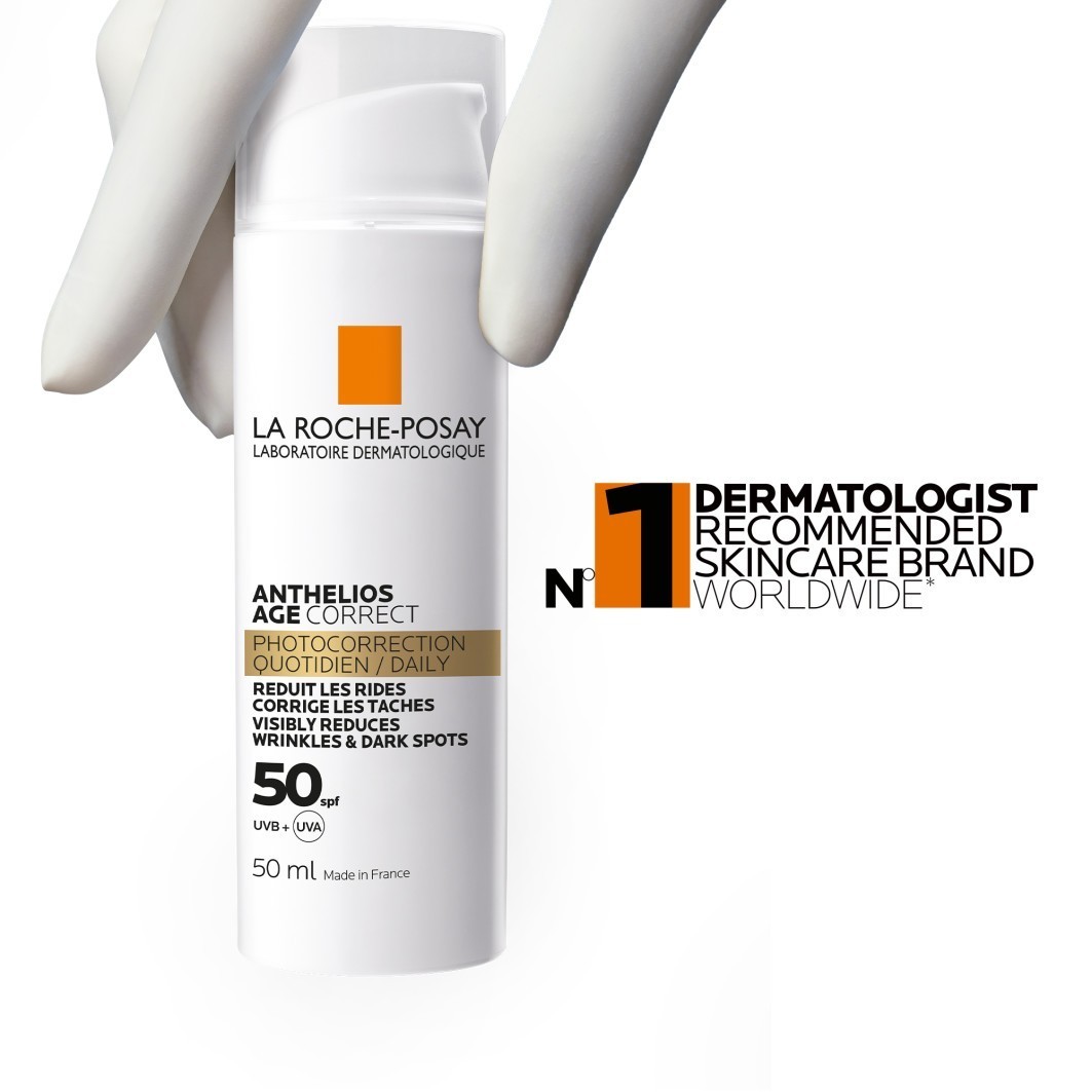 La Roche-Posay Anthelios Age Correct Photocorrection дневна крема за сунчање SPF 50 - 50 ml