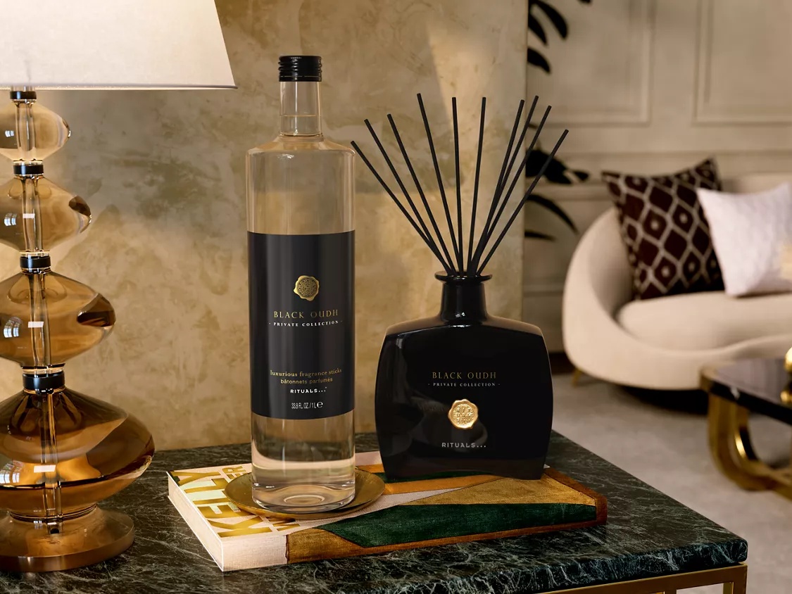 Rezervă de bețișoare parfumate Black Oudh