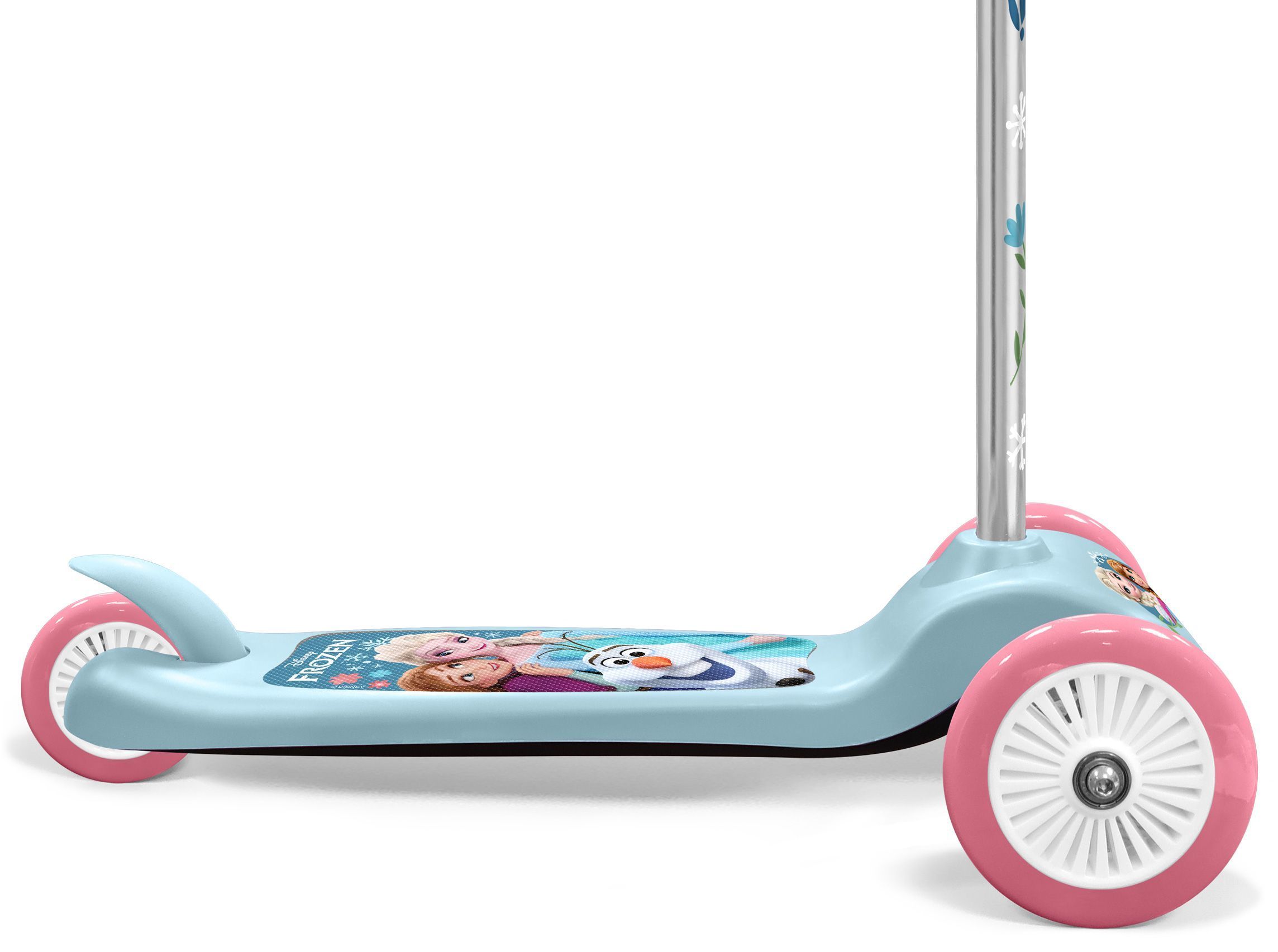 Patinete infantil com direção - Frozen - RN246045 - 3 rodas - Azul