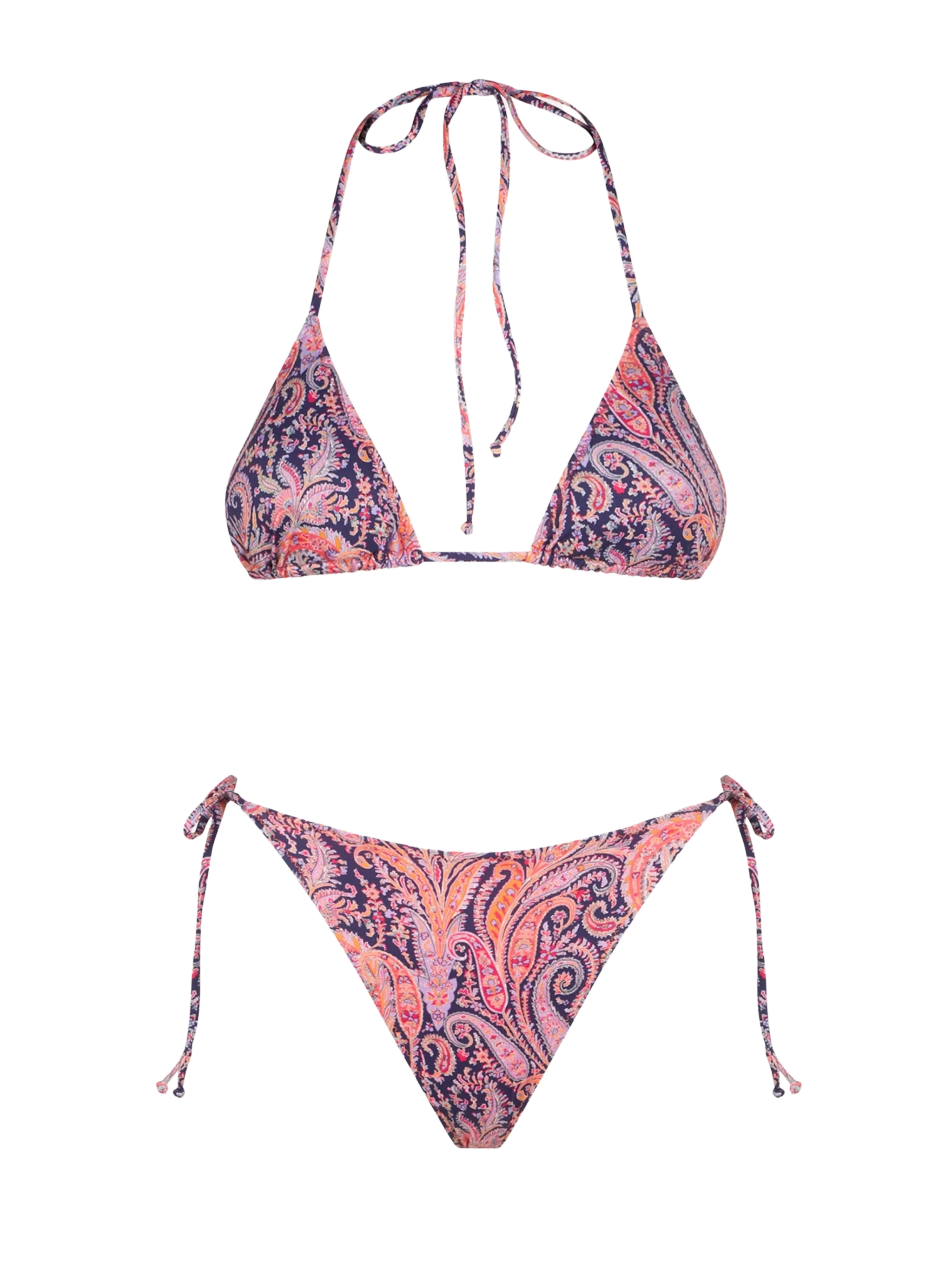 Damesbikini met Liberty-bloemenprint en driehoekige cups | SPECIALE EDITIE L