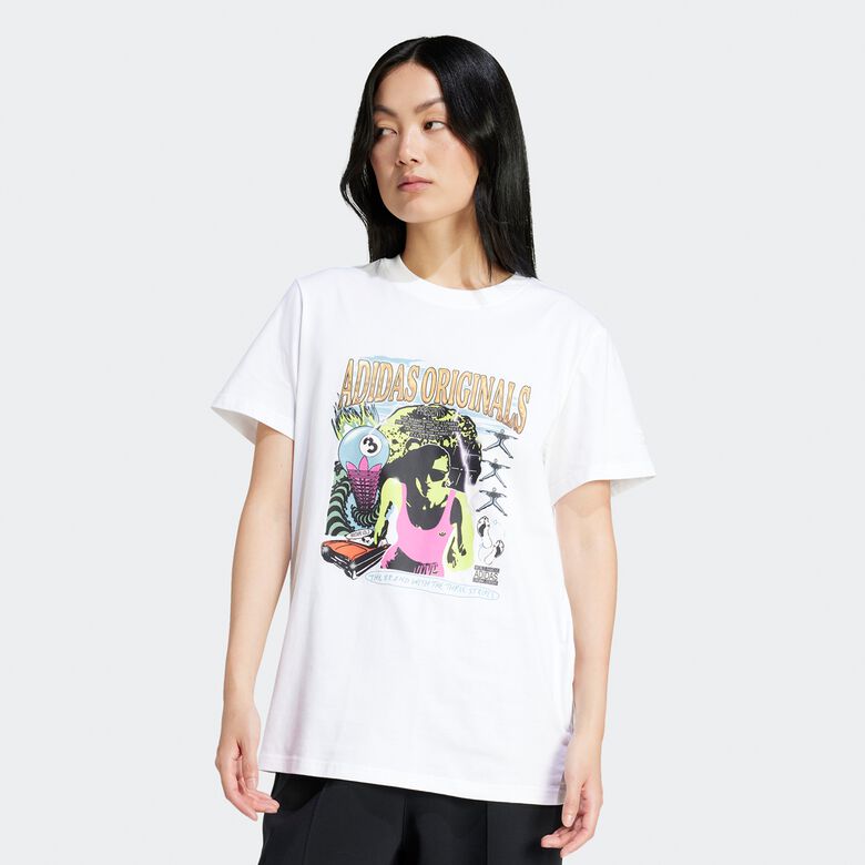 Camiseta con estampado musical