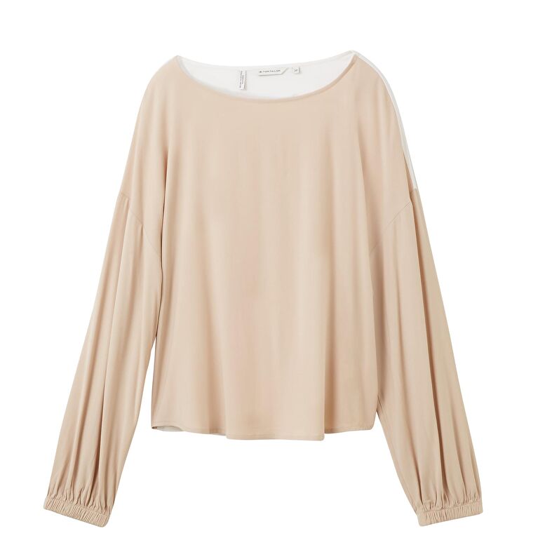 Blusa beige para mujer