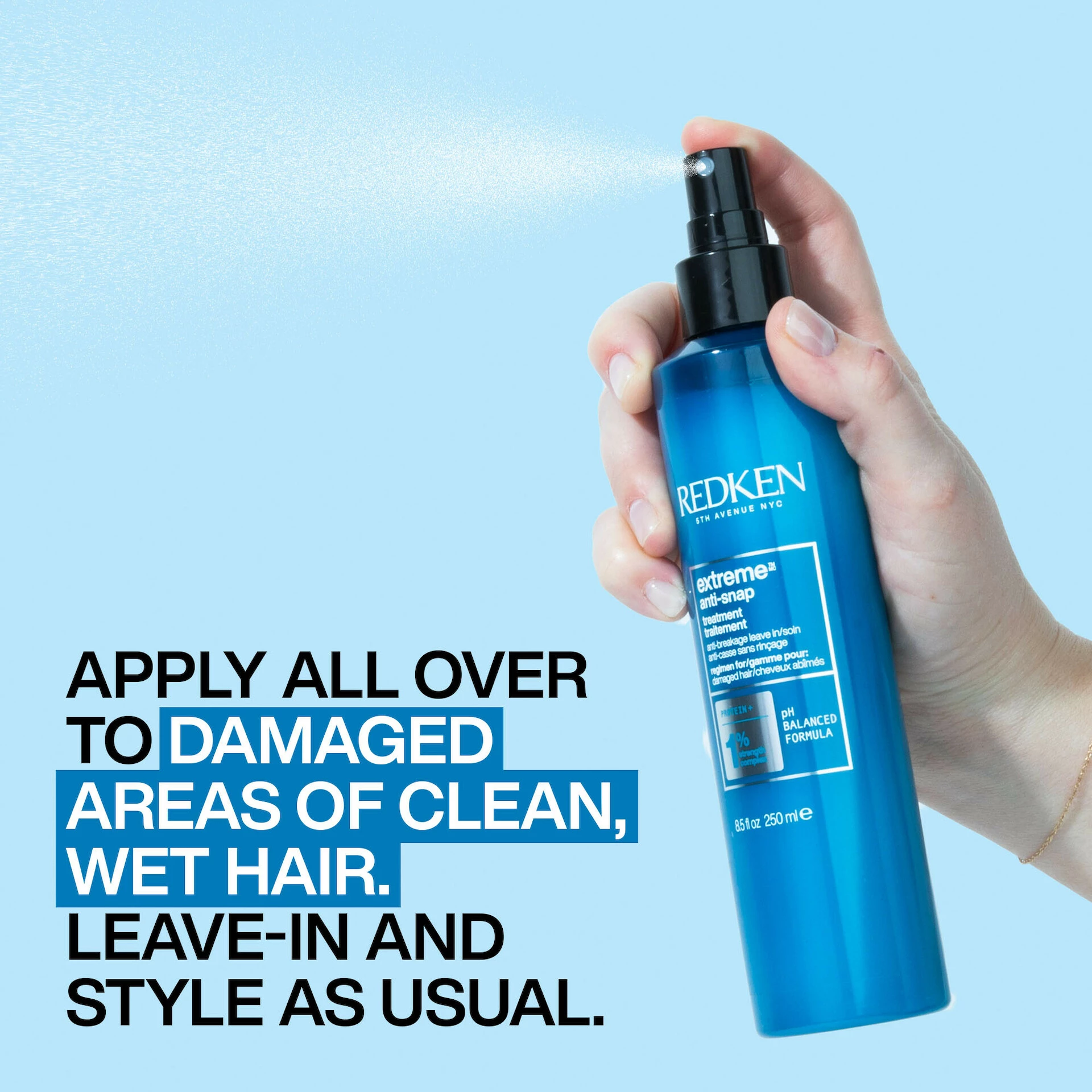 Tratament extrem anti-sprăjire fără clătire 250 ml - Redken