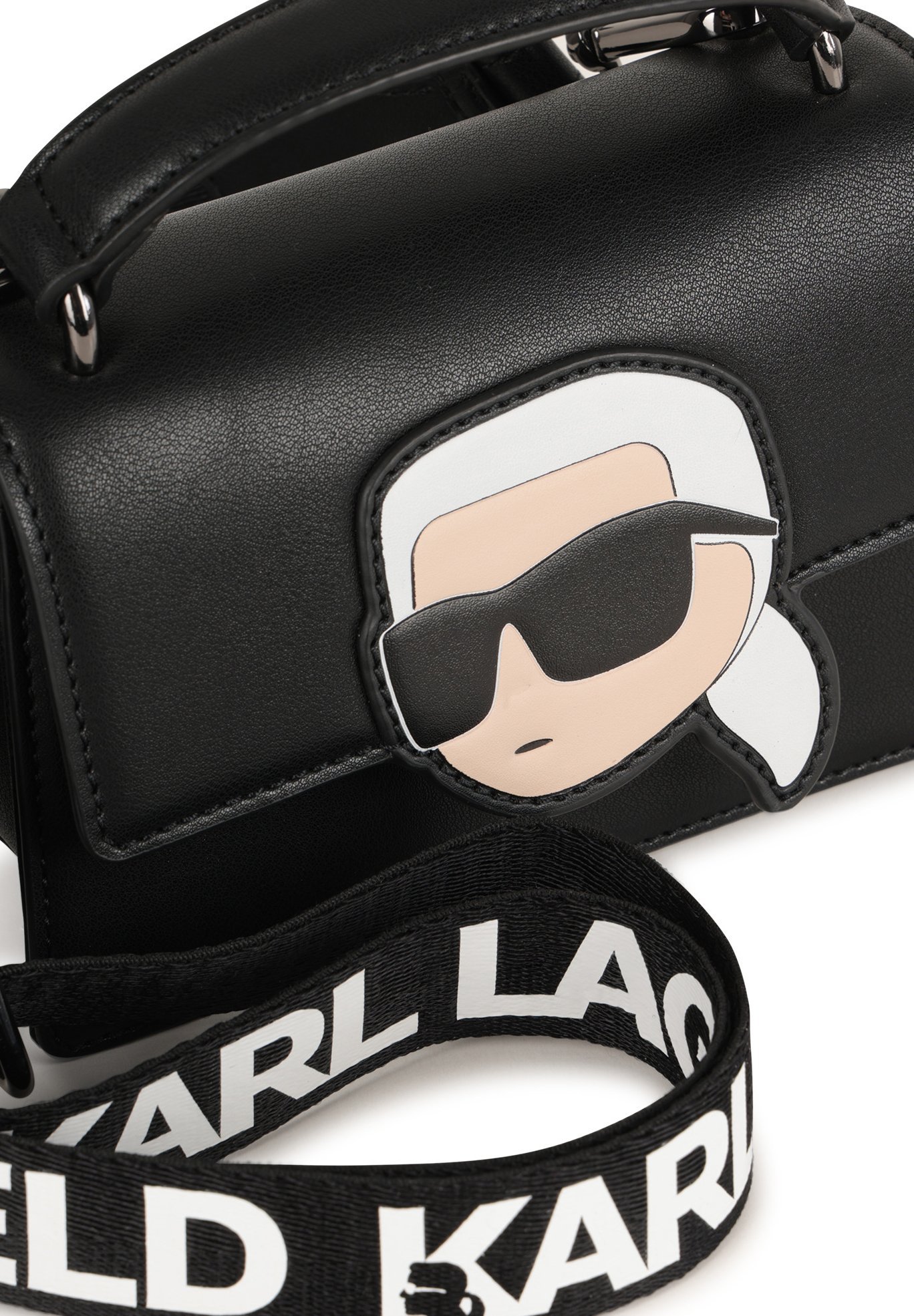 BORSA A MANICO PER BAMBINI KARL LAGERFELD - Borsa a tracolla - nera