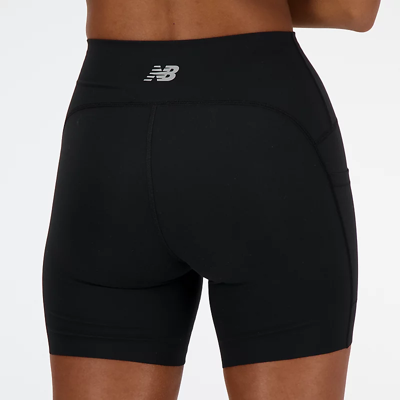 Dames NB Sleek Pocket High Rise Short 6
