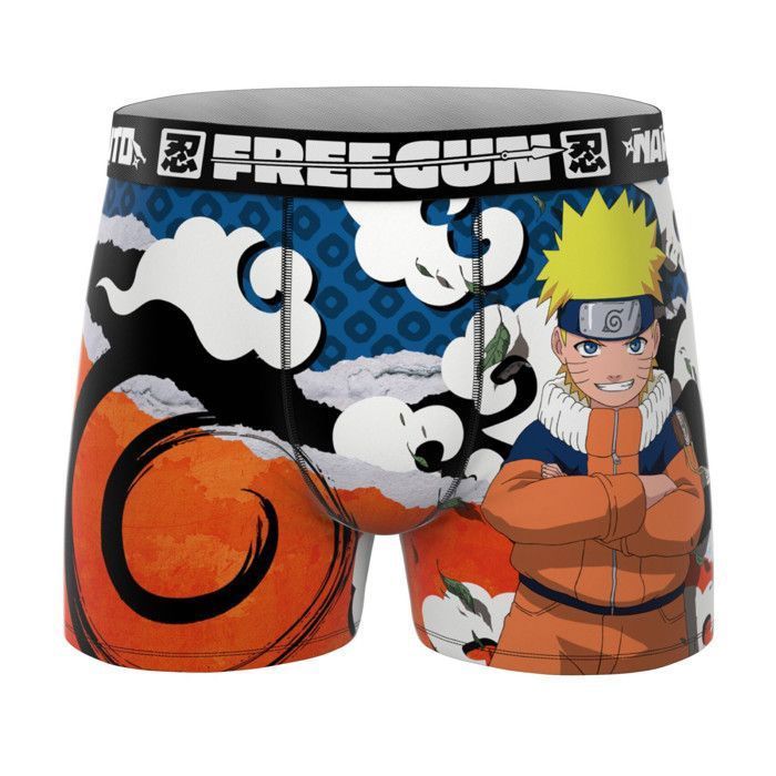 Boxer da ragazzo Freegun NARUTO CLASSIC, Intimo da ragazzo - Arancione (confezione da 3)