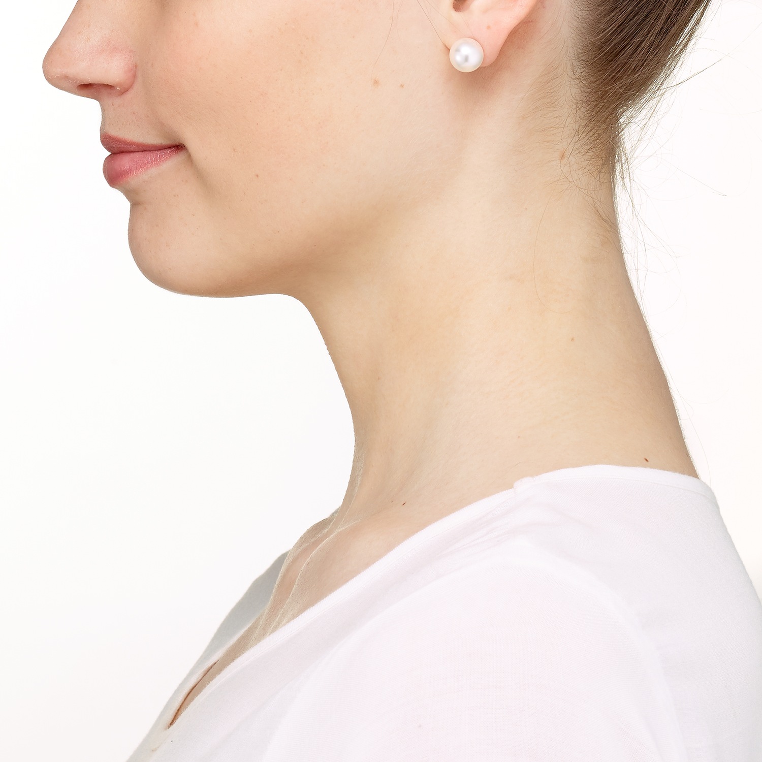 Heideman Boucles d'oreille en perles Blanc