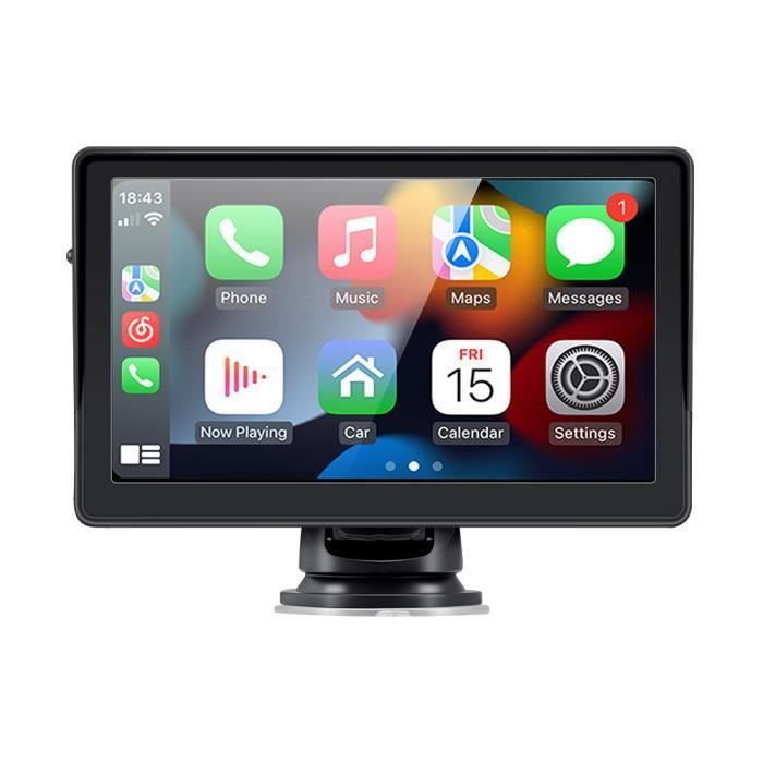 Radio portátil para coche de 7 pulgadas - GEARELEC - B500W - CarPlay - Android Auto - Bluetooth