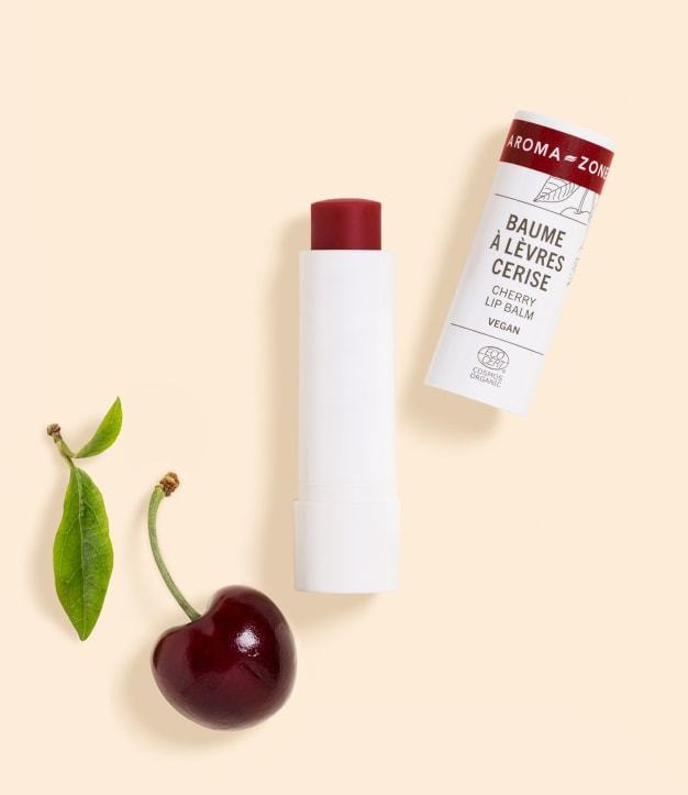 Biologische veganistische kersenlippenbalsem