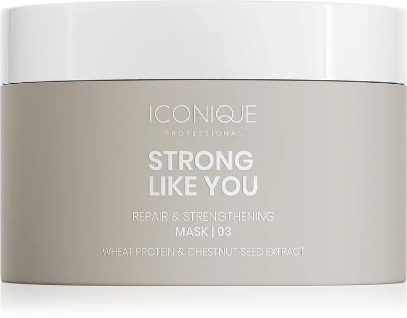 ICONIQUE Professional STRONG LIKE YOU Atjaunojoša un stiprinoša maska bojātiem matiem